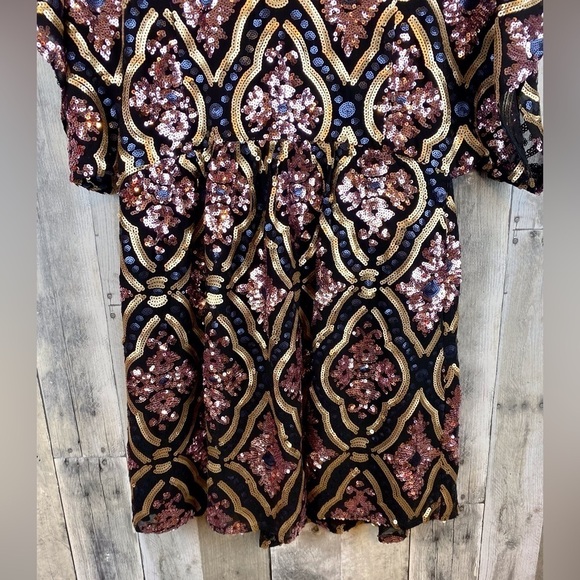 NWT By Anthropologie Amalia Sequined Tunic Dress Size XXS Petite - Picture 7 of 16